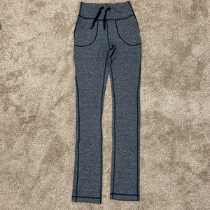 Lululemon size 6 - super high rise long leggings with pockets and tie waist